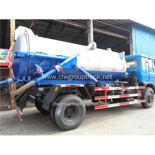 Dongfeng 8 CBM sewage suction tanker truck